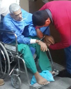 Sergio Lima, chegando ao quartel - Foto ABC Color