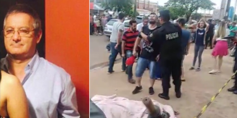 Matança na fronteira continua: comerciante é executado e filho se desespera ao ver pai morto