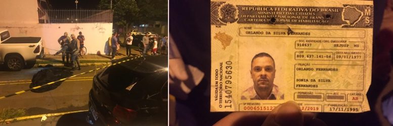 A fronteira é aqui! Chefe da segurança de Rafaat é executado com 50 tiros na Capital. Imagens fortes!