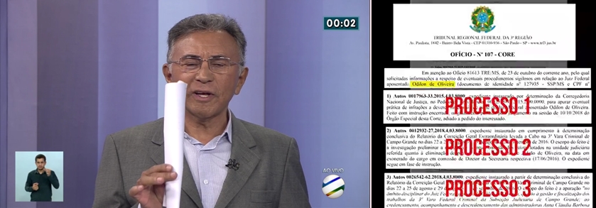 TRF3 desmente e mostra 3 procedimentos contra Juizão que tenta enganar com papel em branco