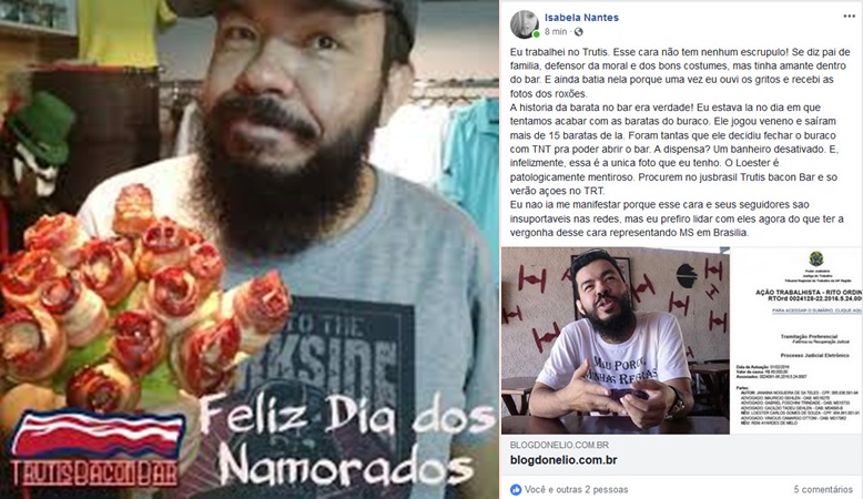 Queimou o bacon! Após denúncia, mais uma ataca Tio Trutis. ‘Sem nenhum escrúpulo, batia na amante’