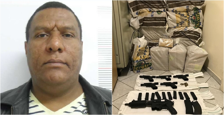 PM de Corumbá é preso no Guarujá com uma tonelada de cocaína e mais de R$ 1 milhão