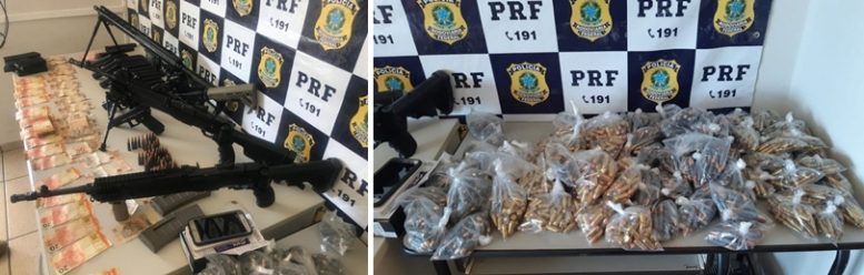 É brincadeira? Motorista que transportava mulheres de detentos é preso com arsenal de guerra