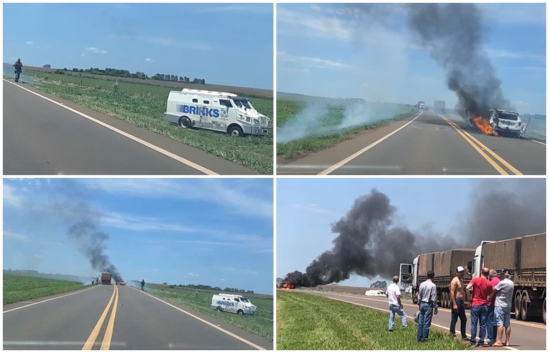 Helicóptero e BOPE “caçam” assaltantes de carro forte que ‘roubam mas não levam nada’ no sul de MS