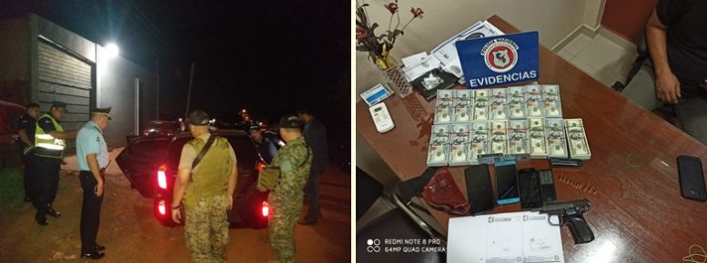 Pistoleiros tentar apagar “promissória” de agiota que sobrevive a tiros e dois são presos com US$ 150 mil