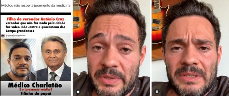 Médico filho de vereador quer povo na rua, “eu dou emprego” e xinga prefeito, “esse fdp”! Veja vídeo