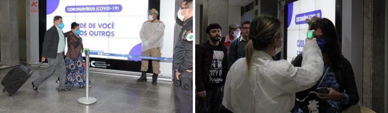 Começa barreira sanitária no aeroporto da Capital para tentar barrar Covid-19 também pelo “céu”