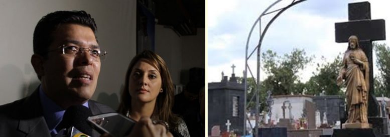 Sem choro nem vela! Olarte condenado por superfaturar contrato de cemitérios com a empresa Taíra