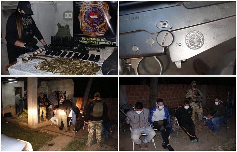 Polícia apreende arsenal que abasteceria organizações criminosas na fronteira