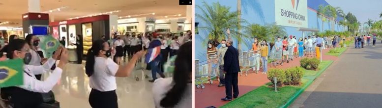 Reabertura do Shopping China atraiu mais de 7 mil brasileiros no 1º dia e cadê a crise no Brasil?