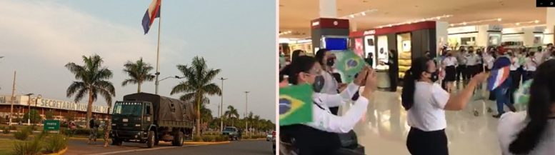 Mesmo após apelo das autoridades de saúde, fronteira do Paraguai vai continuar aberta