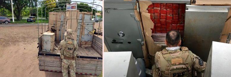 A sete chaves, deu ruim! Após ambulância e caixões, maconha seguia escondida em cofres