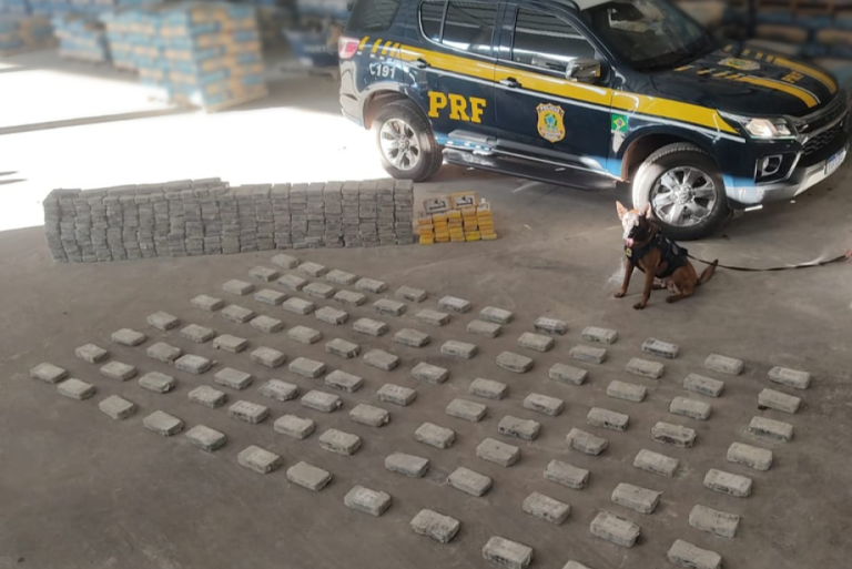 PRF a apreender 386 quilos de cocaína escondidos em carga de cimento