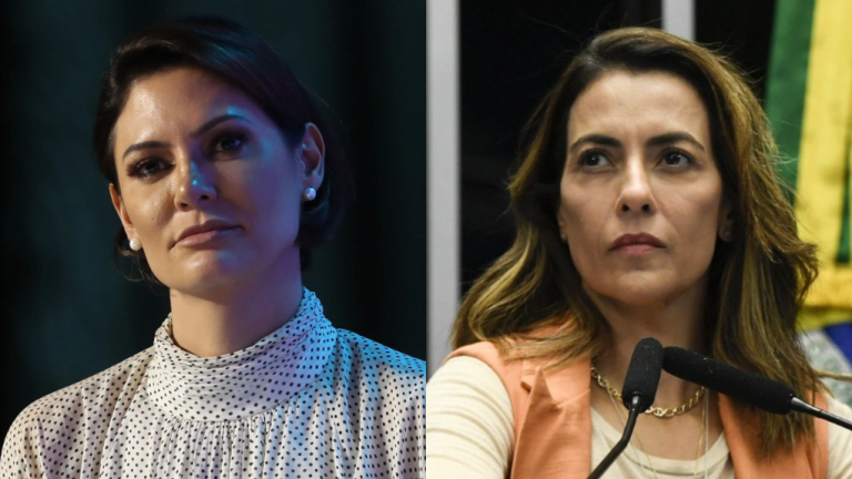 Michelle Bolsonaro chama Soraya Thronicke de “senadora surfista”