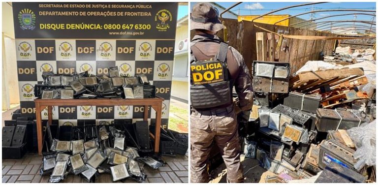 “Maconha Ice” avaliada em R$ 11 milhões que iria para São Paulo é apreendida