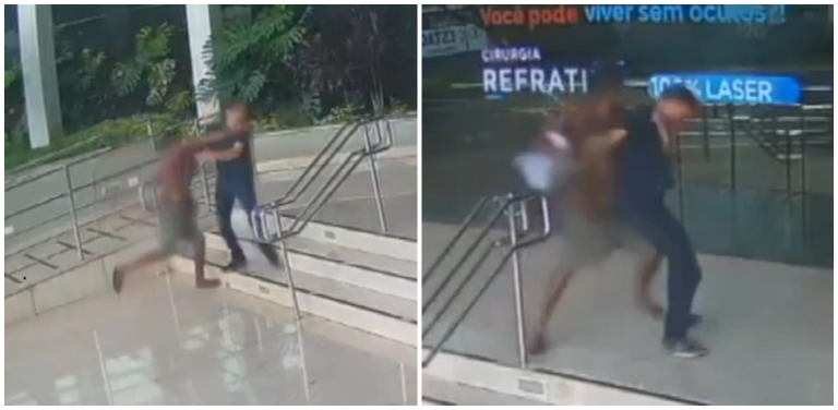 Andarilho agride homem que após transplante volta a perder a visão. Veja vídeo!