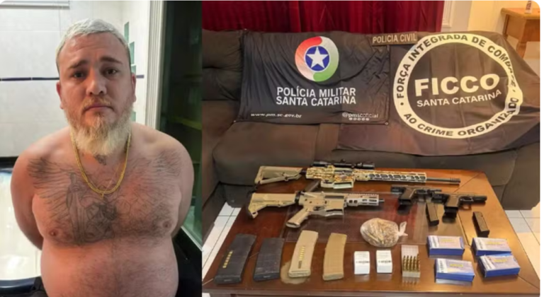 Chefe de facção preso na fronteira em mansão com portas blindadas