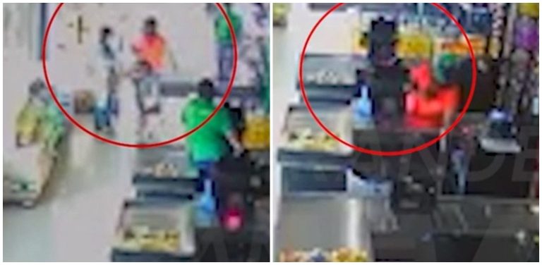 Vídeo mostra homem atirando em mercado por cerveja e depois mexe no caixa. Ele foi preso!