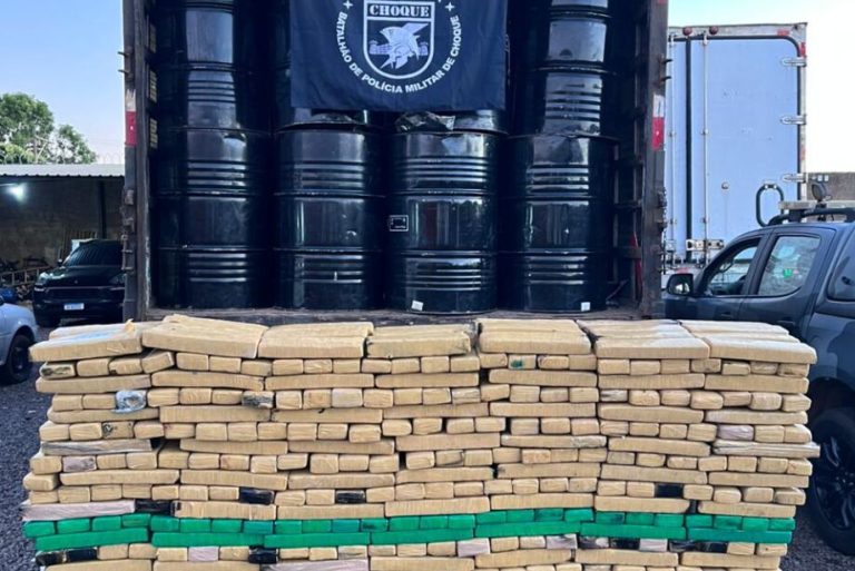 Motorista é preso com 1,4 tonelada de maconha avaliada em R$ 3 milhões