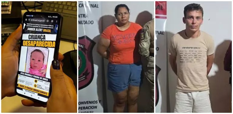Final feliz! Bebê de 28 dias sequestrada na Capital é encontrada no Paraguai