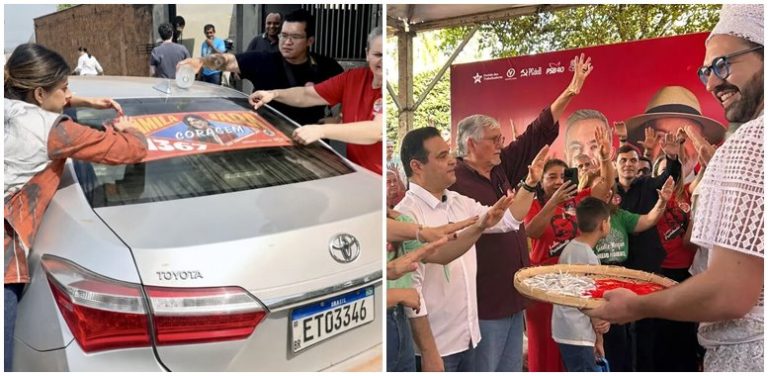 Camila Jara “esconde” Fabinho em campanha e expõe resistência de petistas raiz ao candidato