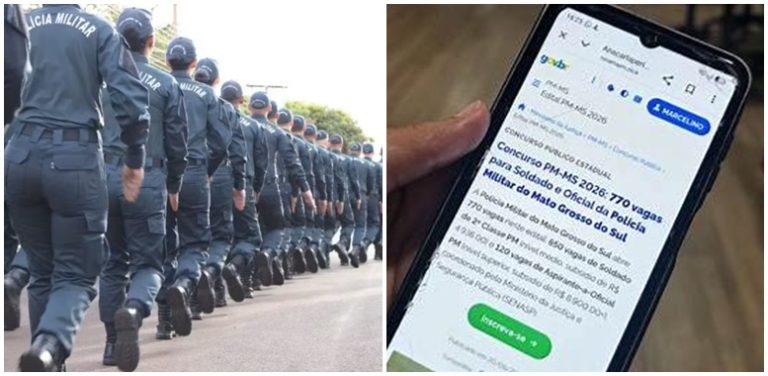 Falso concurso da PM-MS vira isca para golpe por Pix